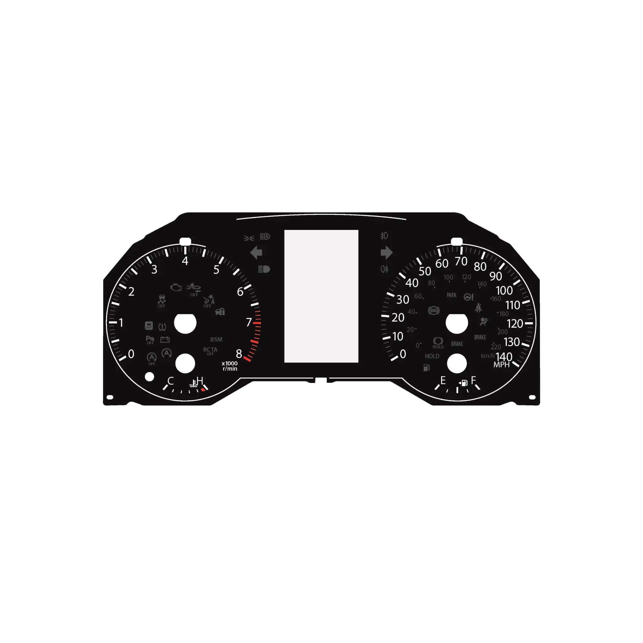Car Plate Rav 2019-2021 TOYOTA RAV 4 – Faceplates USA